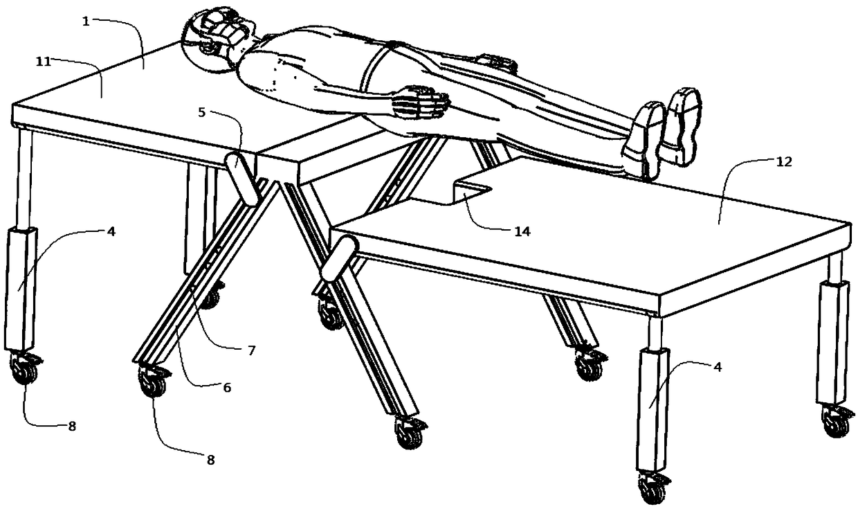 Nursing system providing convenience for nursing bedridden patient