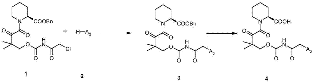 N-substituted pipecolic acid derivative, as well as preparation method and application thereof