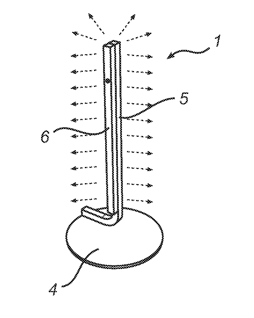 Light Output Device with Movable Lightguide System