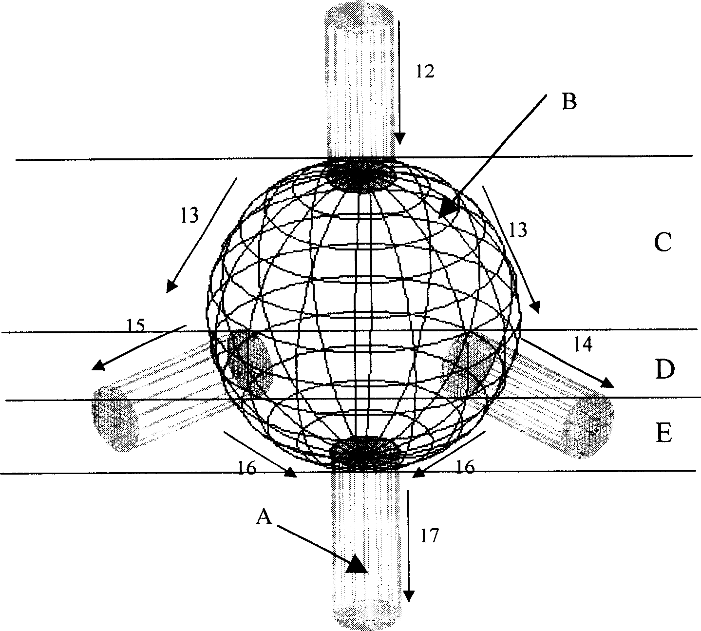 Method for knitting 2.5-dimension integral knit multiple-pass fabric