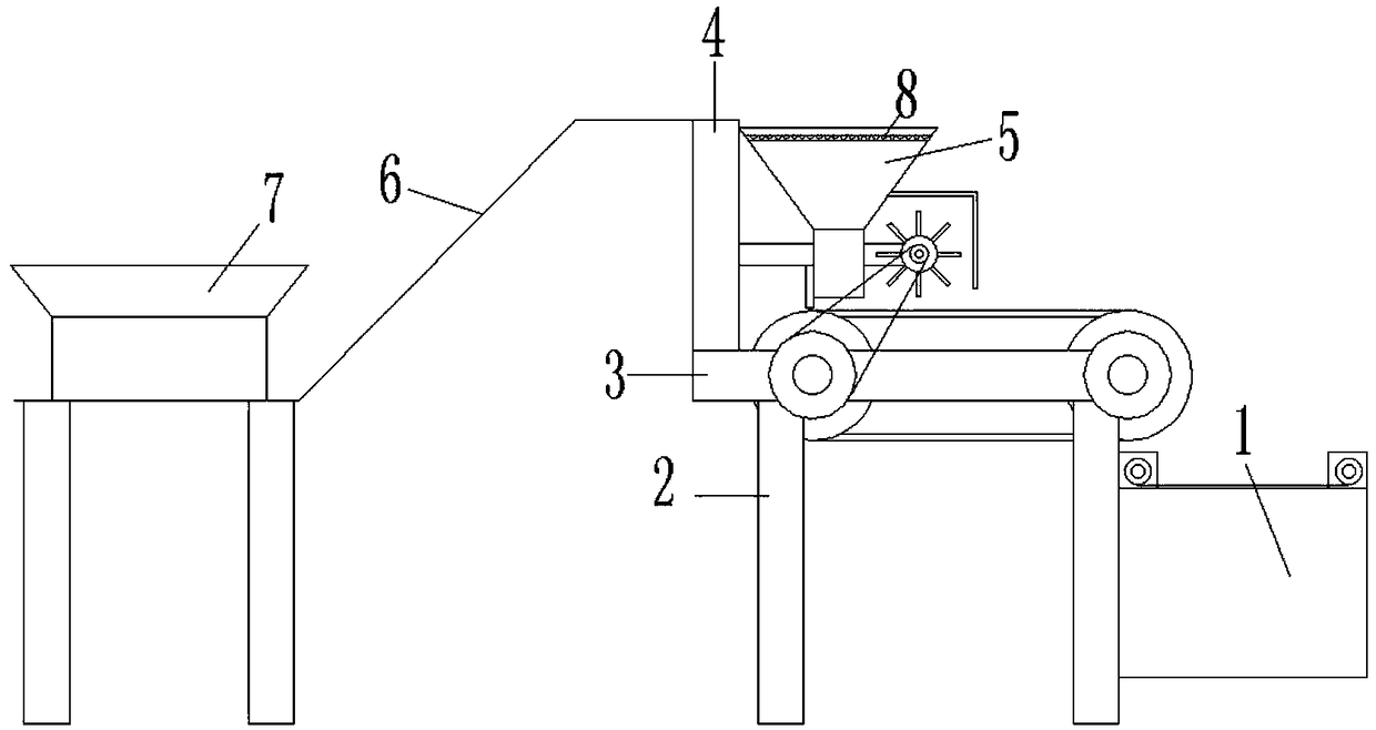 Dry cargo semi-automatic packaging machine with weighing function