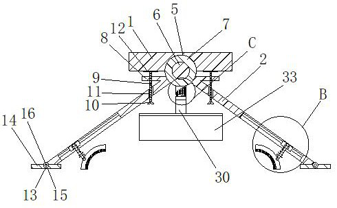 A kind of ostomy care bracket