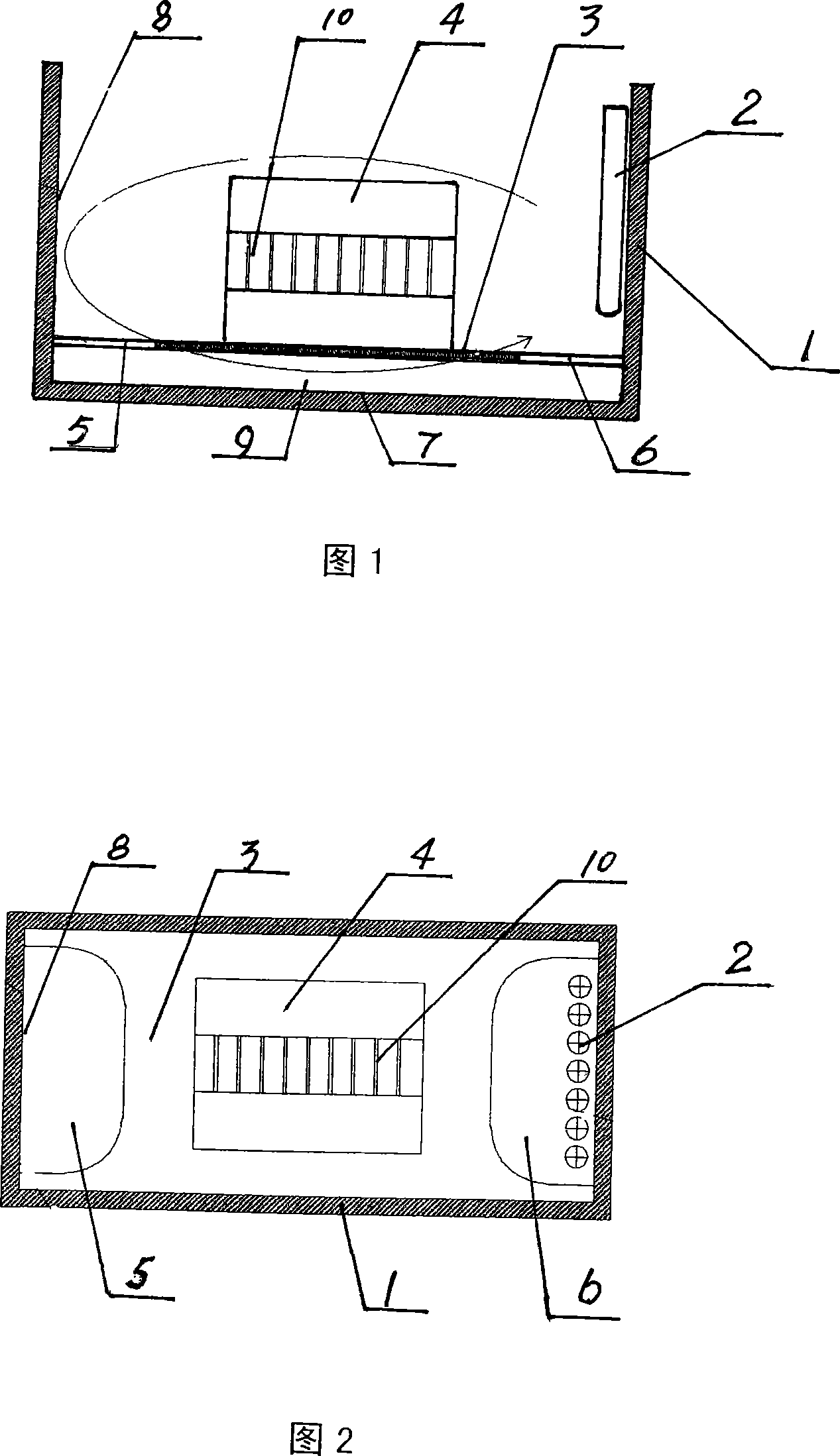 Monocrystaline silicon solar battery texture etching tank