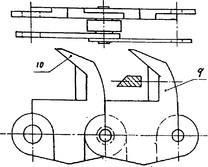 Harvester equipment of crops and its transmission method