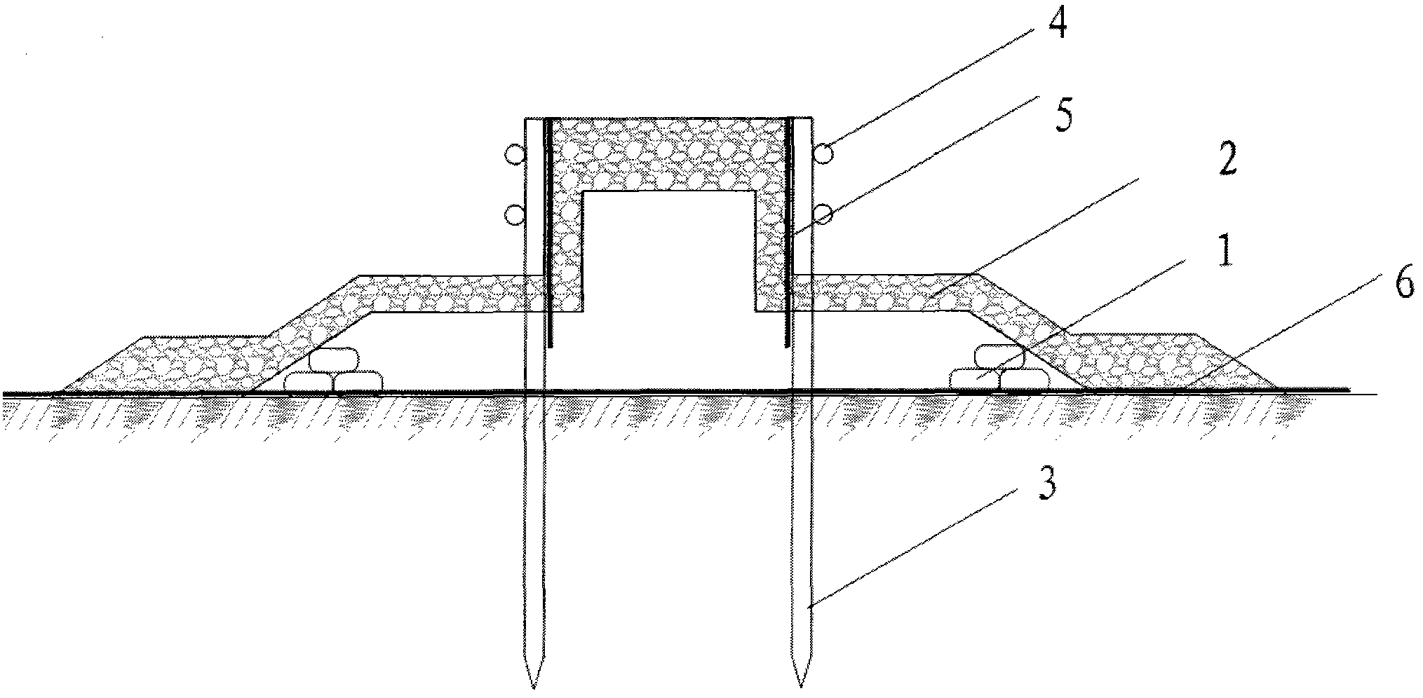 Ecological water retaining dam