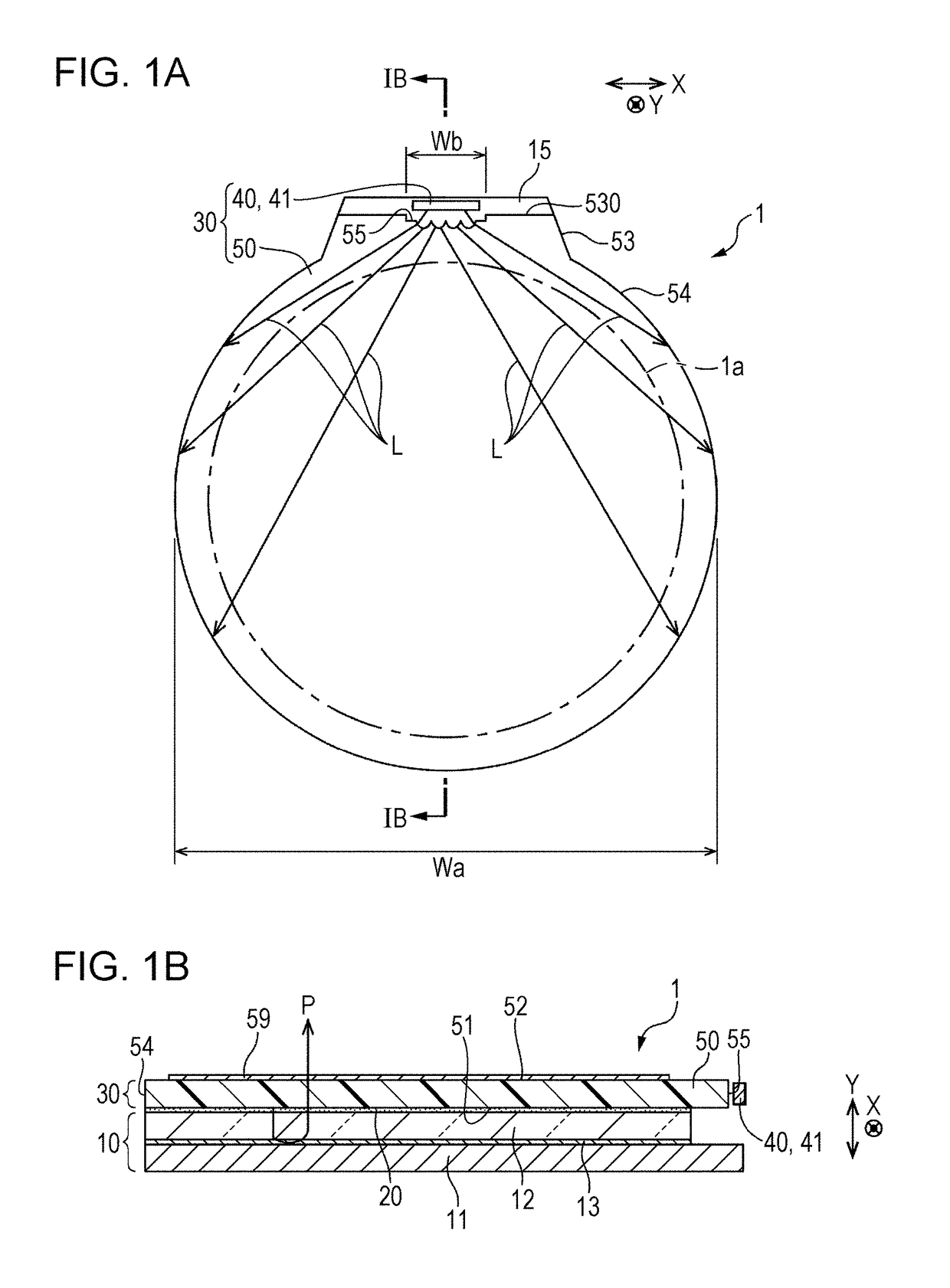 Illuminating device, display device, and portable electronic device