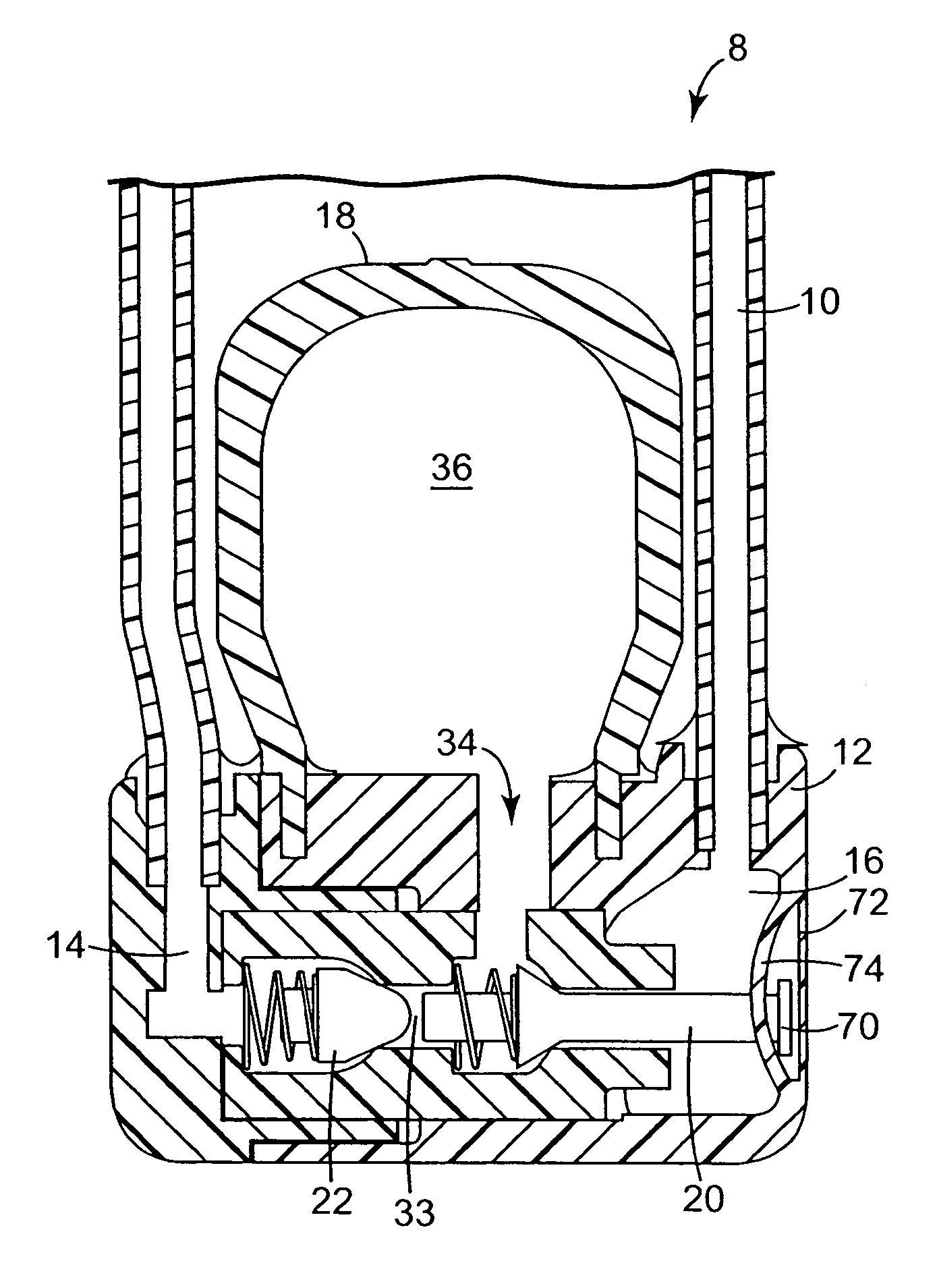 Pressure based spontaneous inflation inhibitor with penile pump improvements