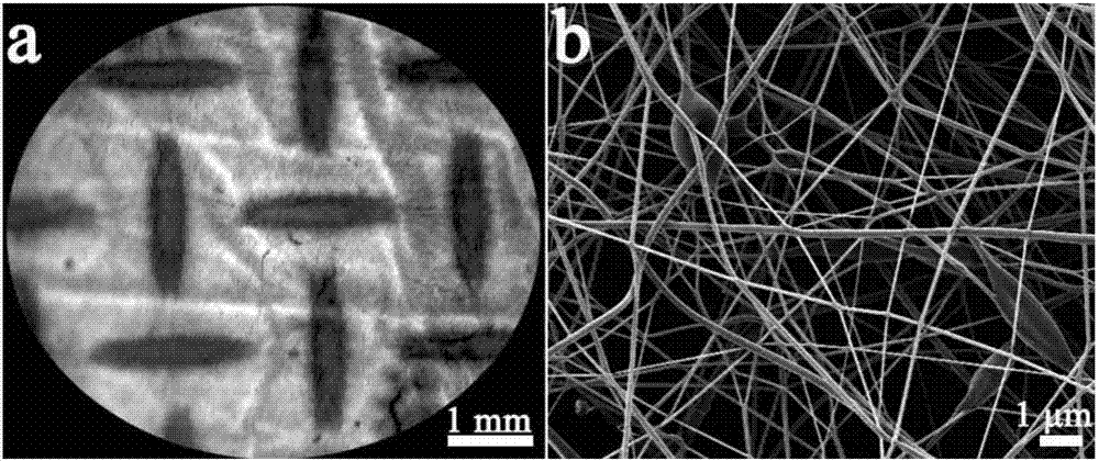 Aperture-controllable CS/PLA oil-water separating nanometer fiber film and preparation method thereof