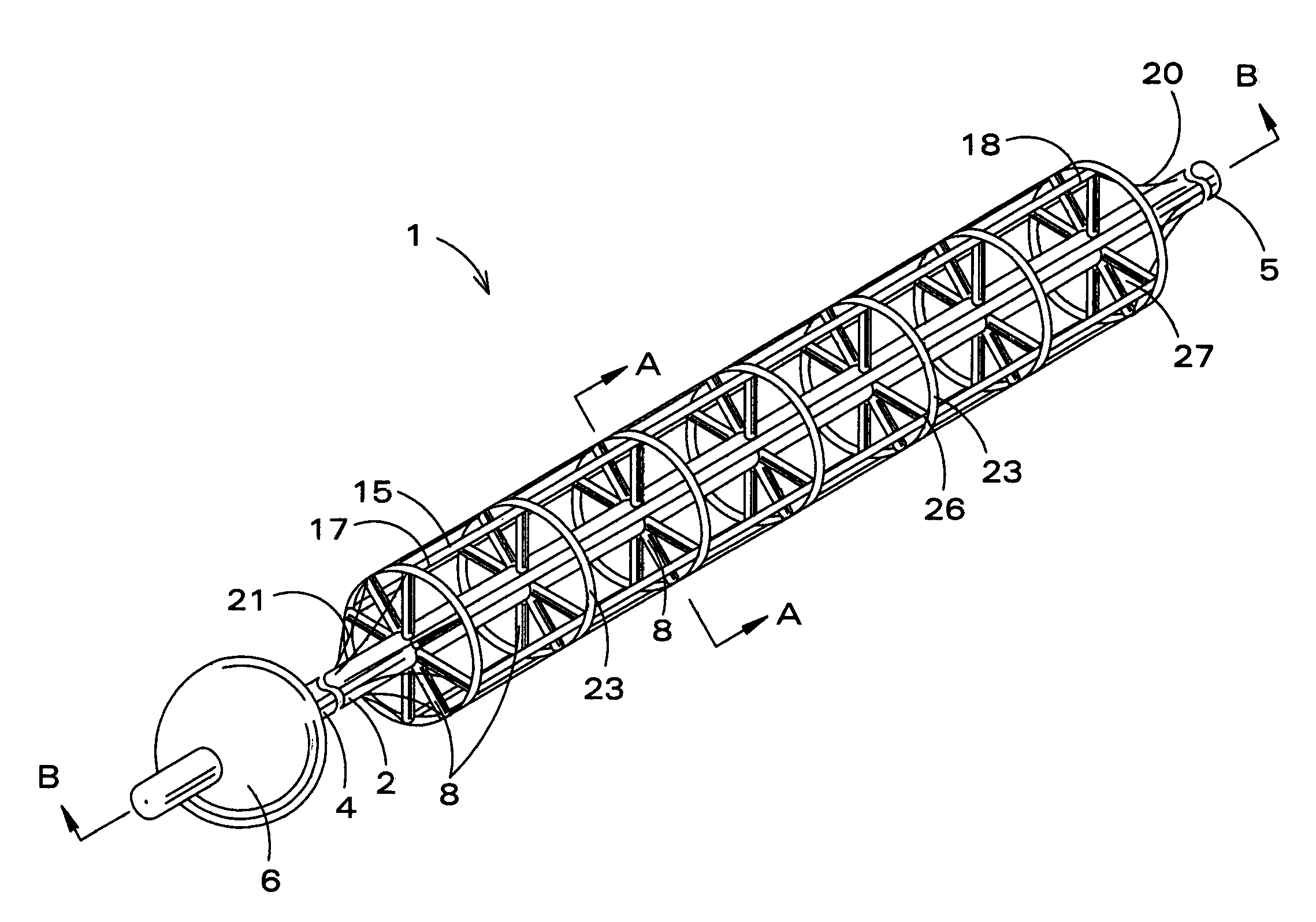 Inflatable nasopharyngeal stent