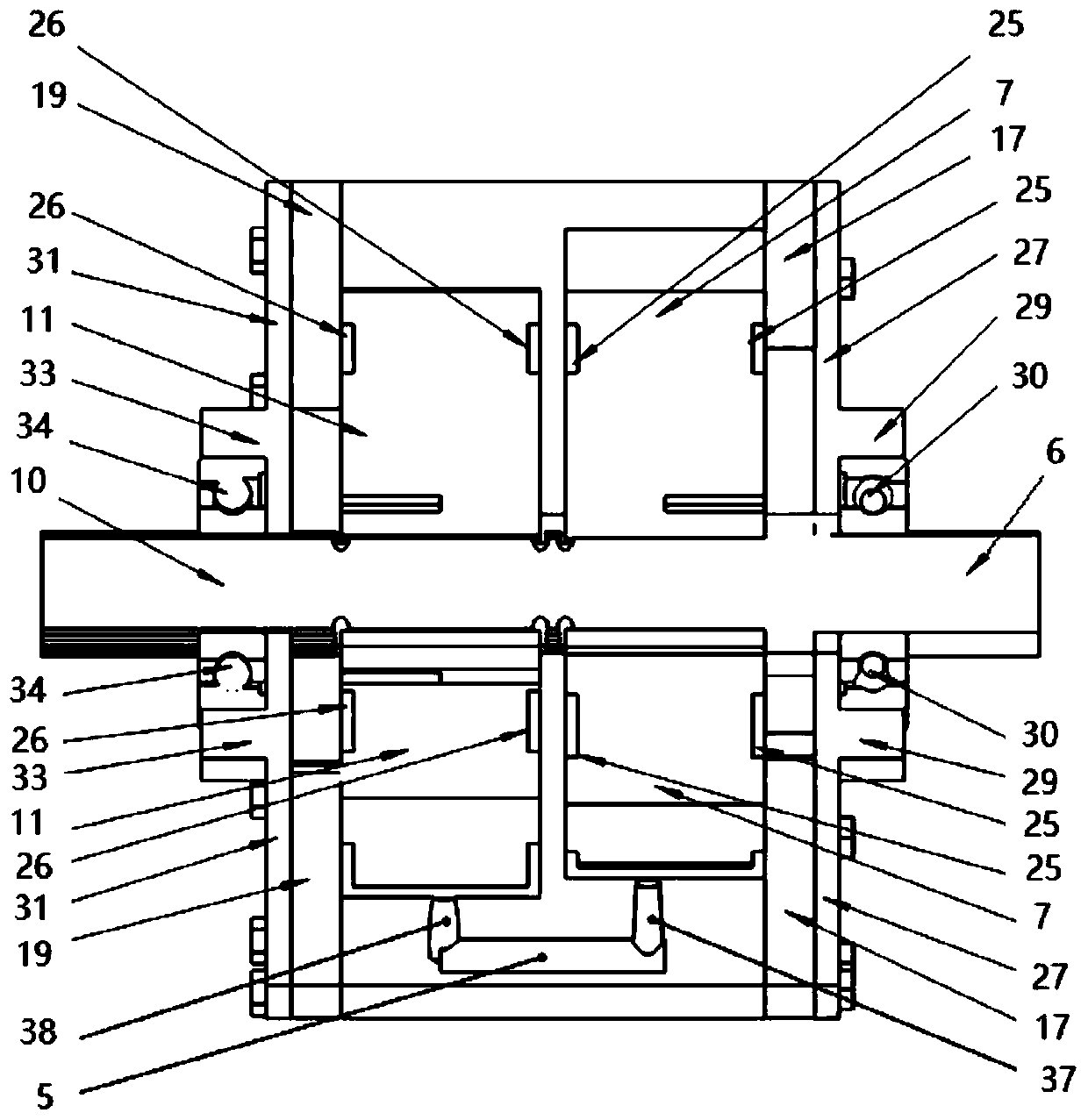 A kind of rotor internal combustion engine with diversion between rotor and stator