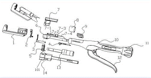 Disposable internal incision and closure stapler