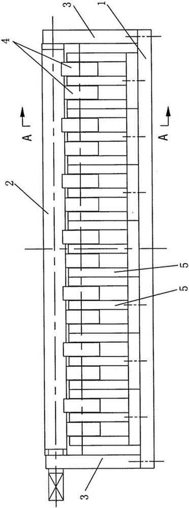 Levelling roller structure for levelling machine