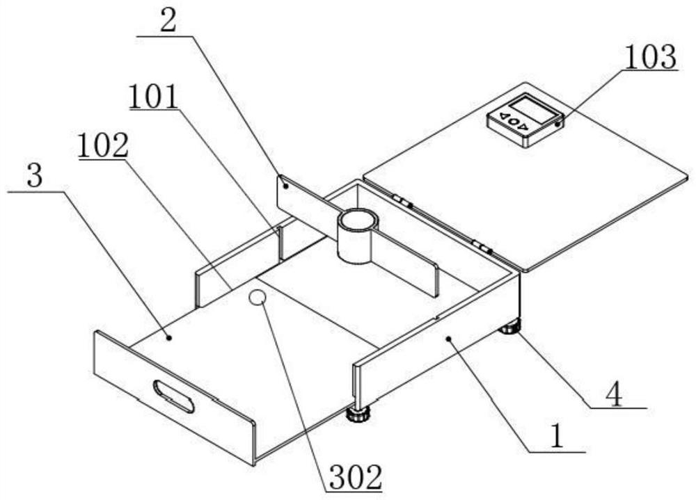 Portable rapid consistency test box and coil plate test method thereof