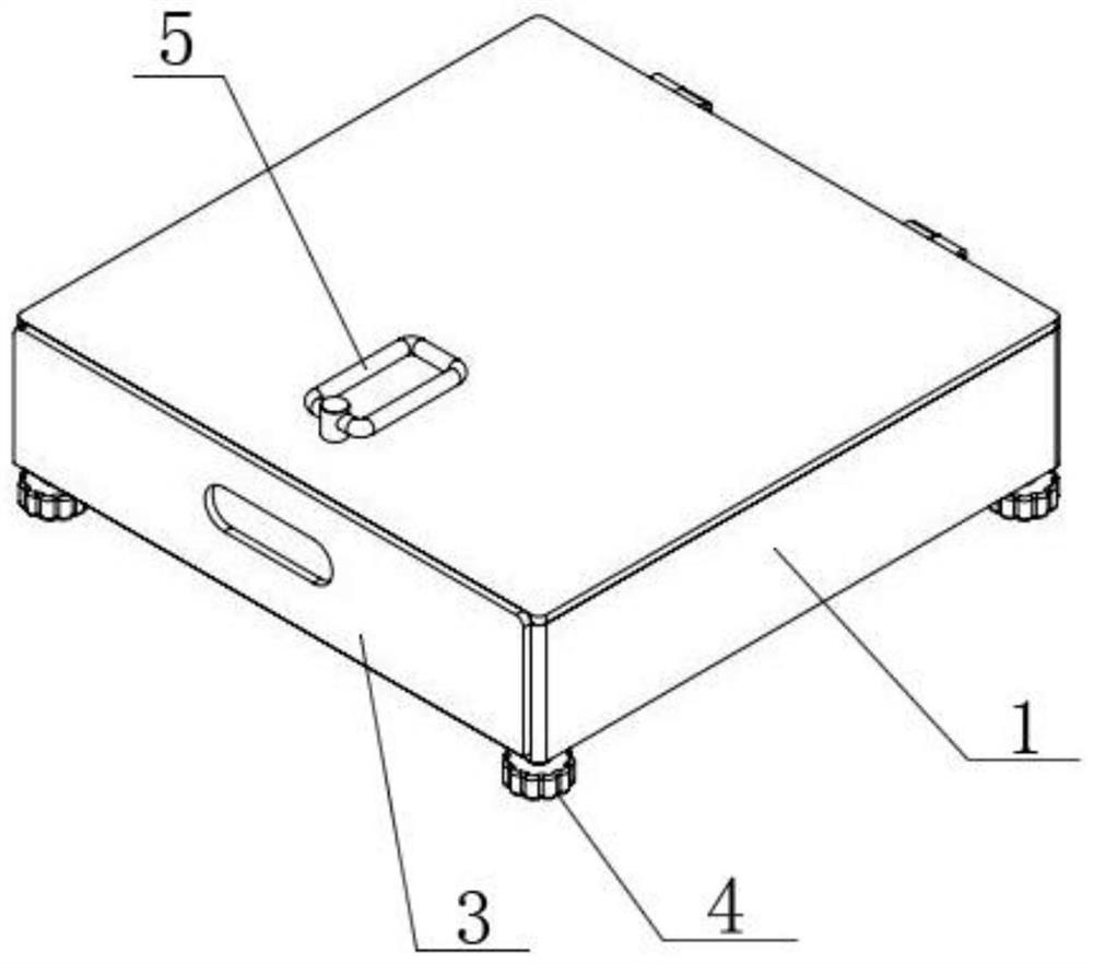 Portable rapid consistency test box and coil plate test method thereof