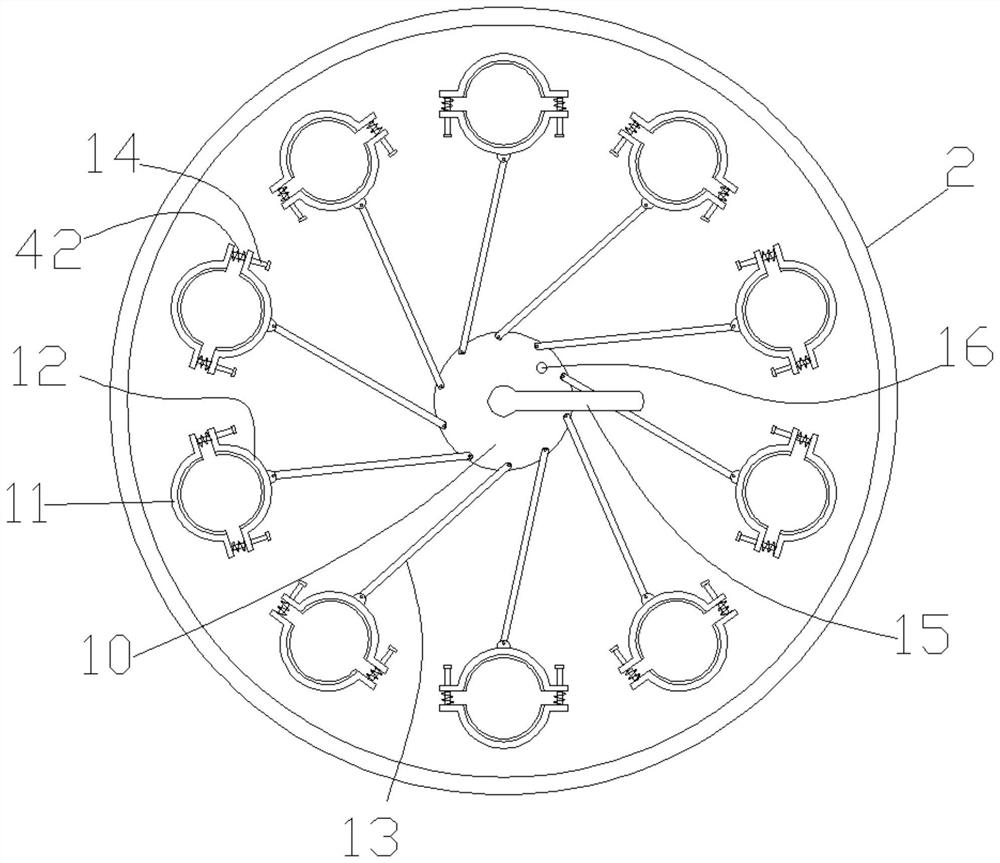 Centralized detection device for air collection sample