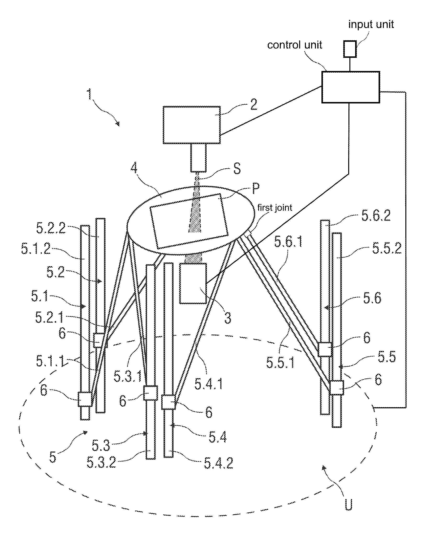 Apparatus for examining test bodies