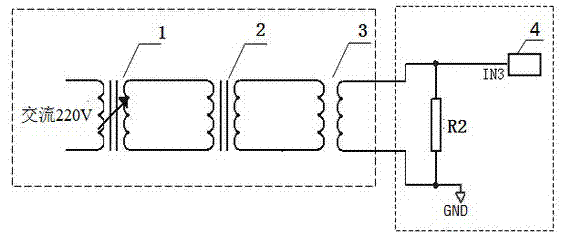 Power distribution network low-voltage large-current magnetic field simulation display device