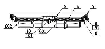 Infrared gas stove provided with burner easy to clean