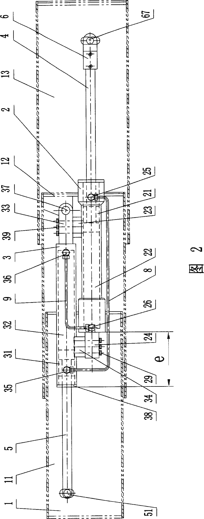 Cylinder set for use in retraction mechanism