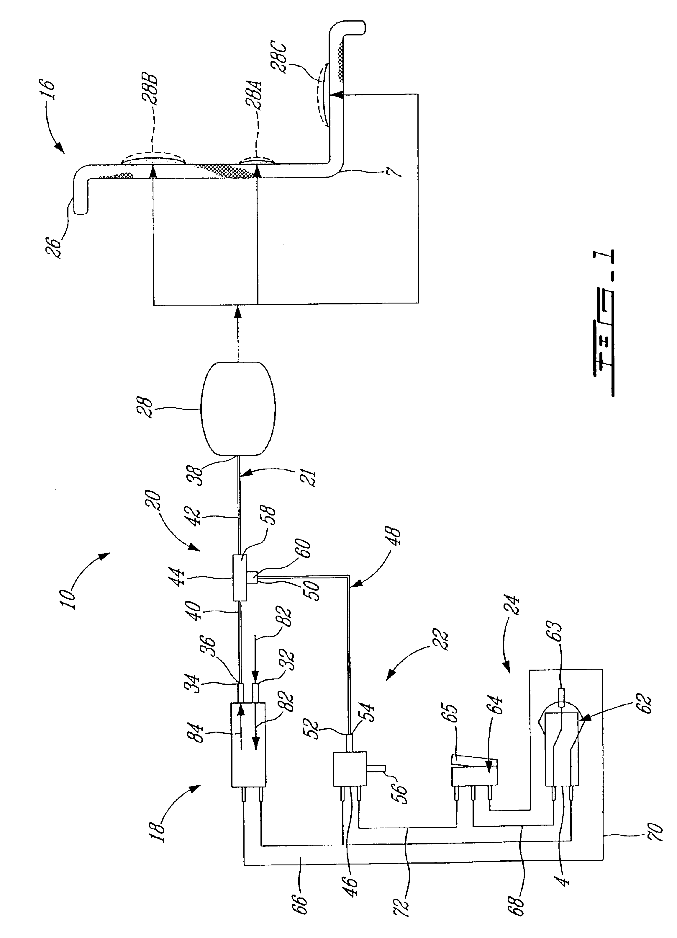 Portable air-pressure applying assembly for seats