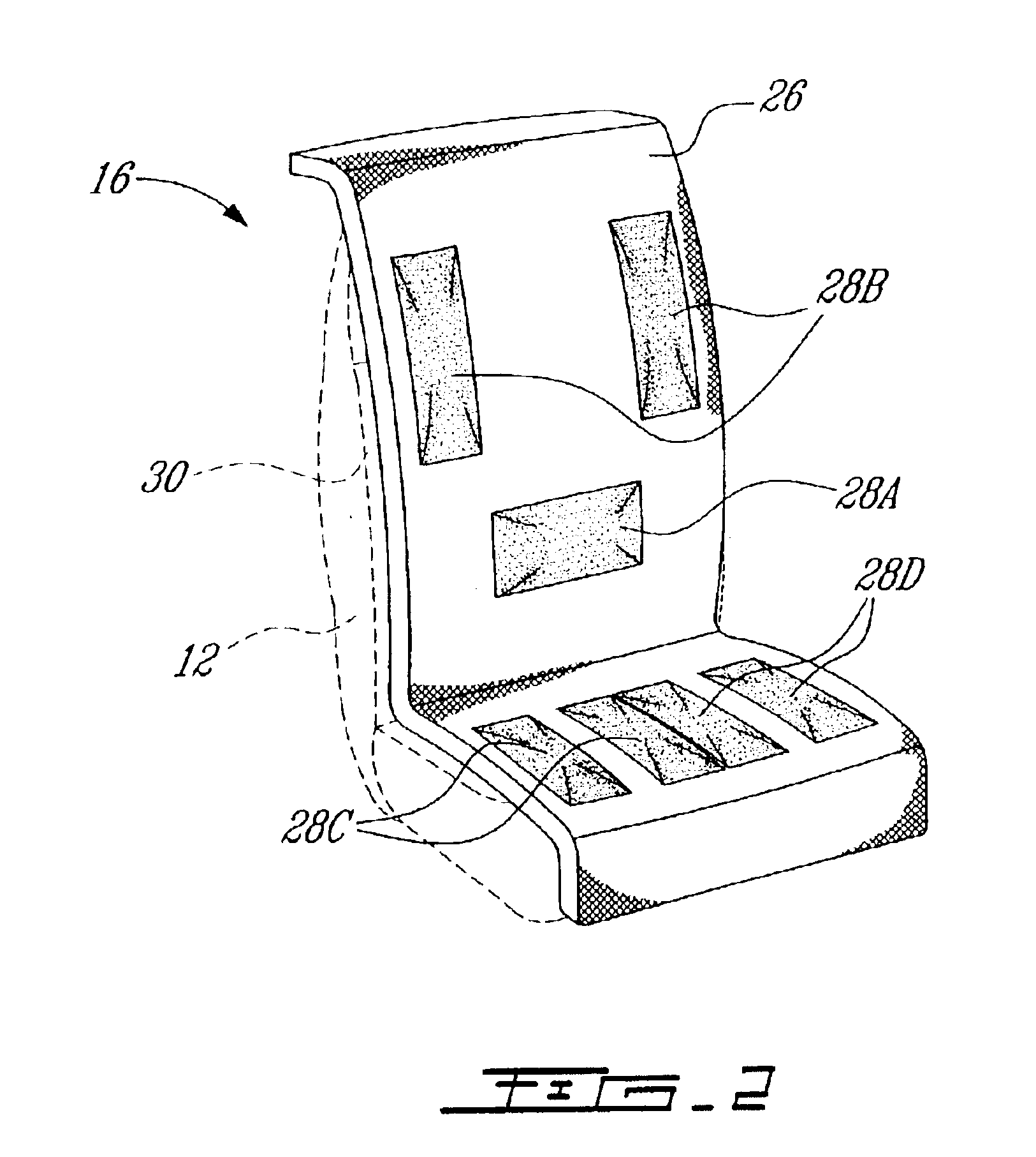 Portable air-pressure applying assembly for seats