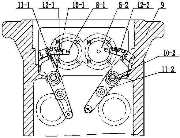 Horizontal dual-mold cold extrusion mechanism and forming production process