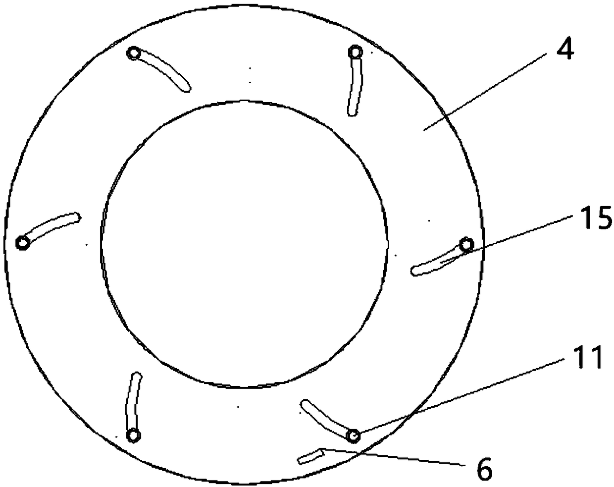 Flat flame burner