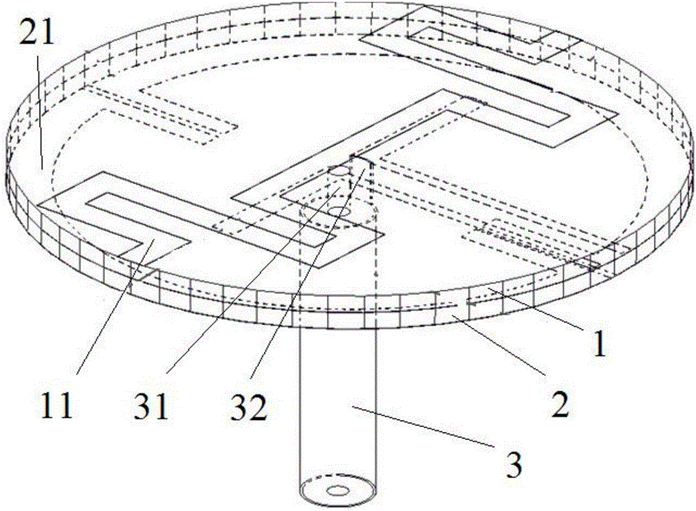 Small electrical planar huyghens source antenna