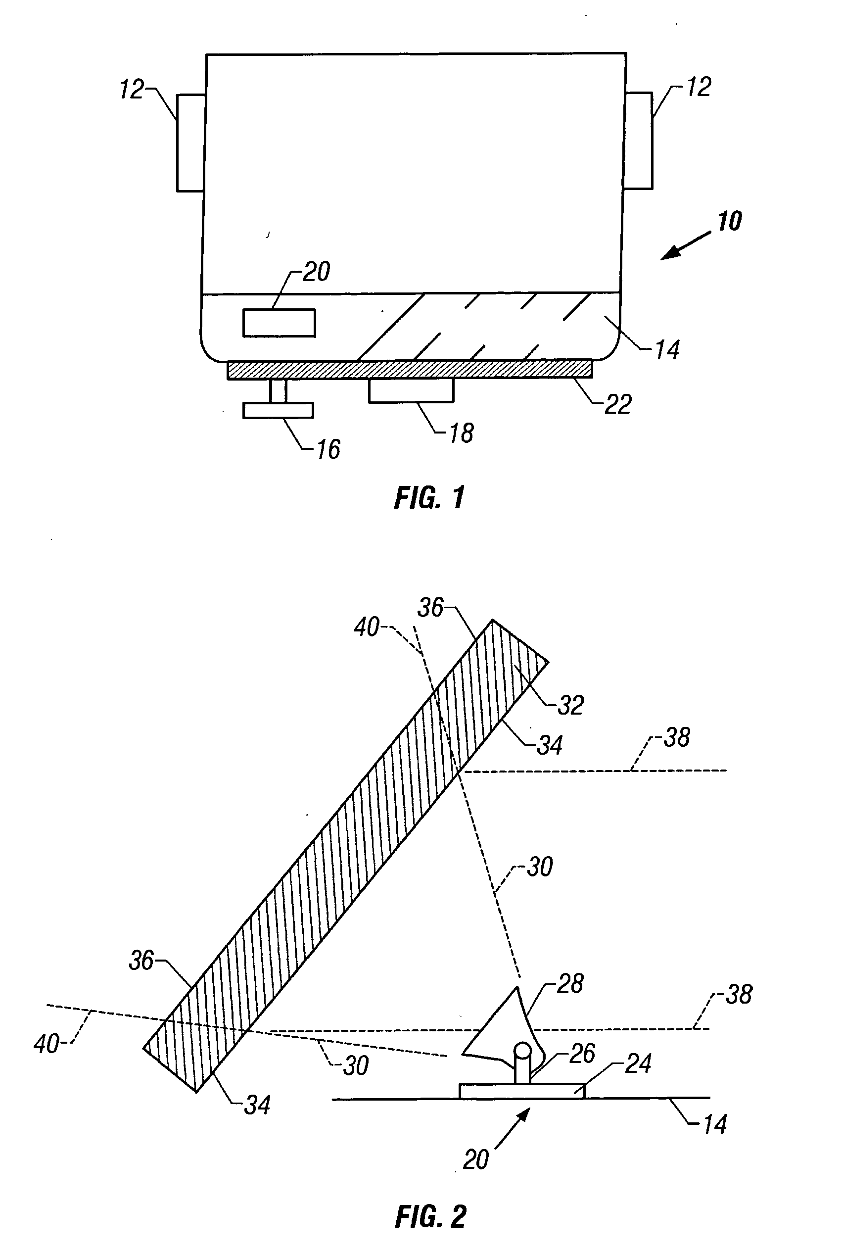 Navigation system utilizing portable and adjustable heads up display