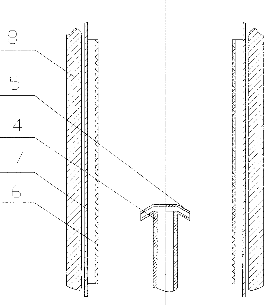 Process and apparatus for separating gas and liquid