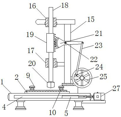 A mechanical take-out device for terminals of hardware accessories