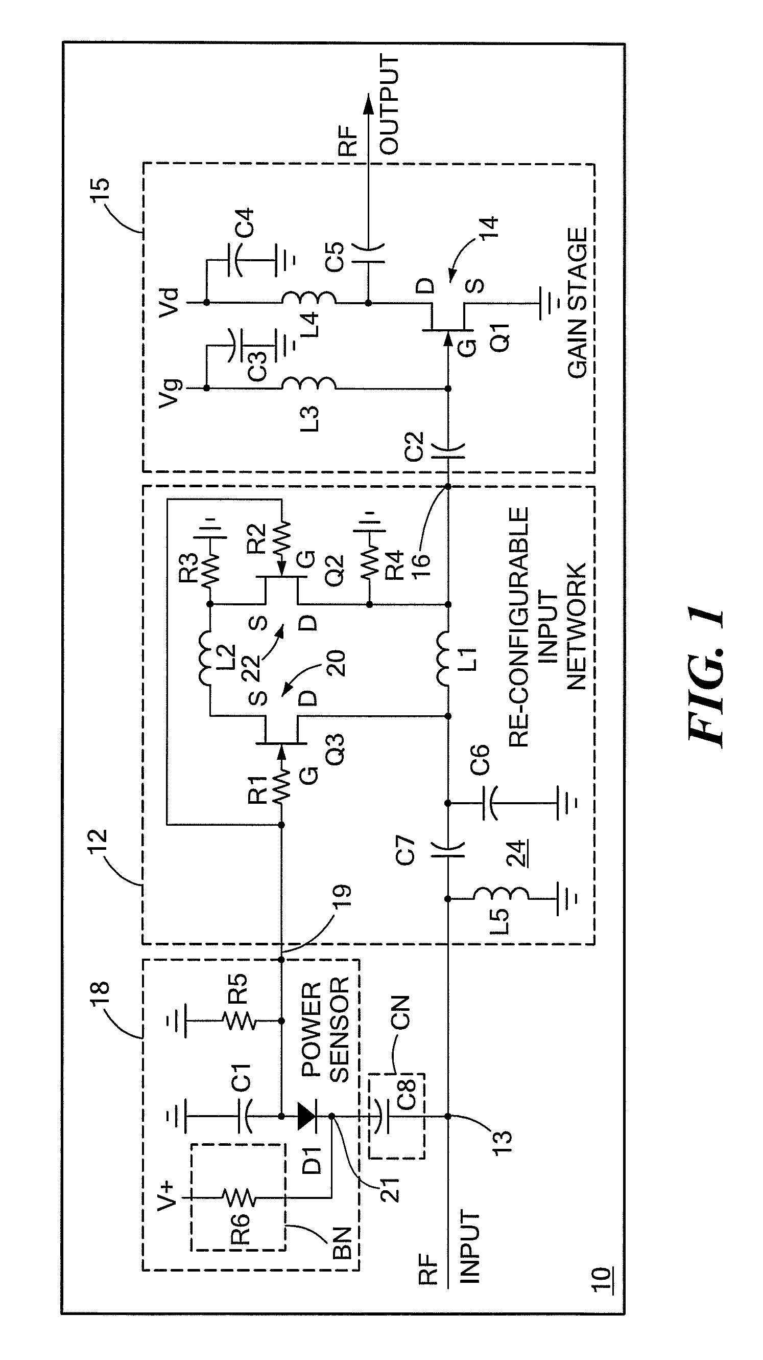 Method for designing input circuitry for transistor power amplifier