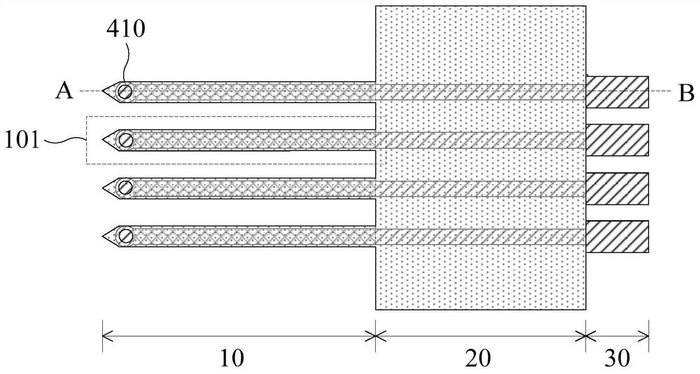 A kind of flexible nerve electrode and the implantation method of flexible nerve electrode