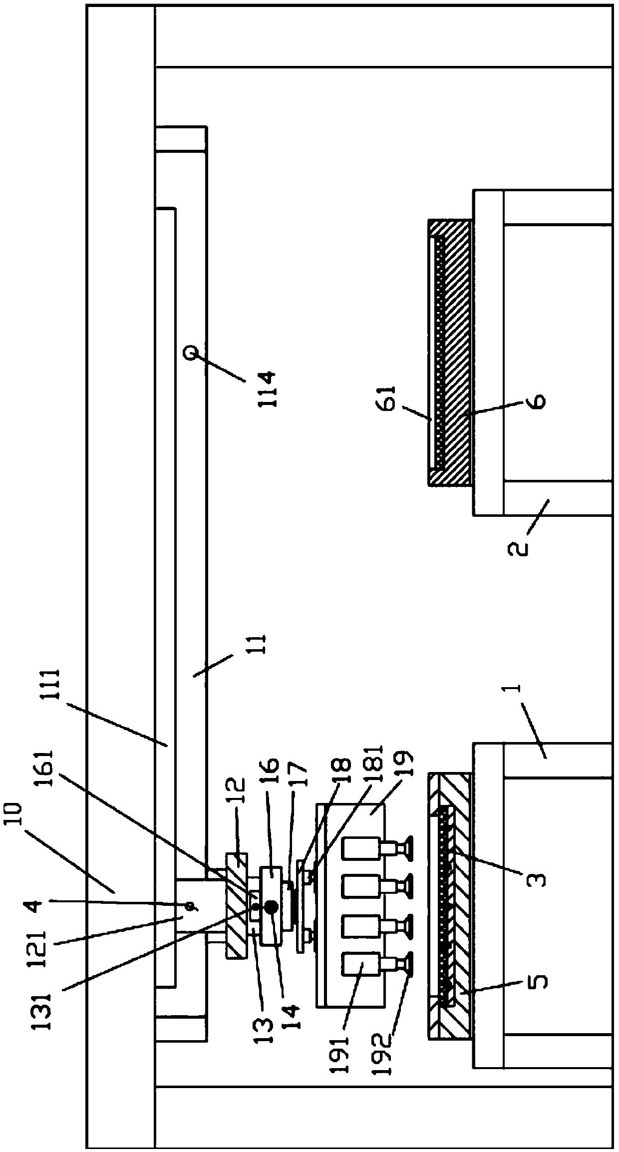 A pcb split board mobile handling mechanism