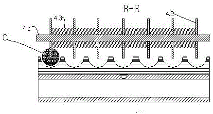 Sectioning type waste cigarette treating device