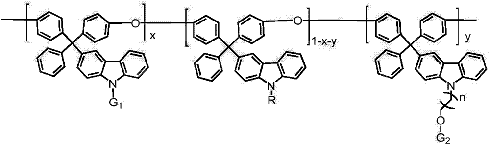 Single white light polymer and organic light-emitting material, and organic light-emitting device and preparation method of organic light-emitting device