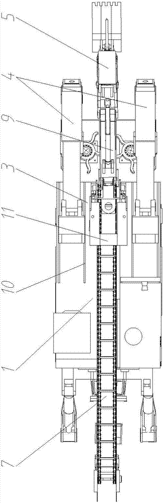 Mining underground drilling, anchoring and rock breaking integrated excavation type loader