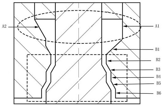 Quick-change forming die for preparing large-diameter magnesium alloy pipes