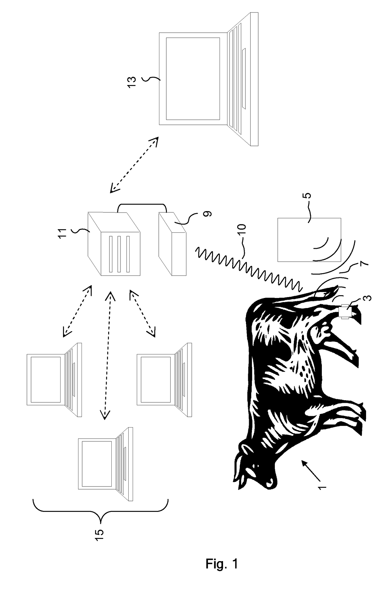 Apparatus and method for detecting disease in dairy animals