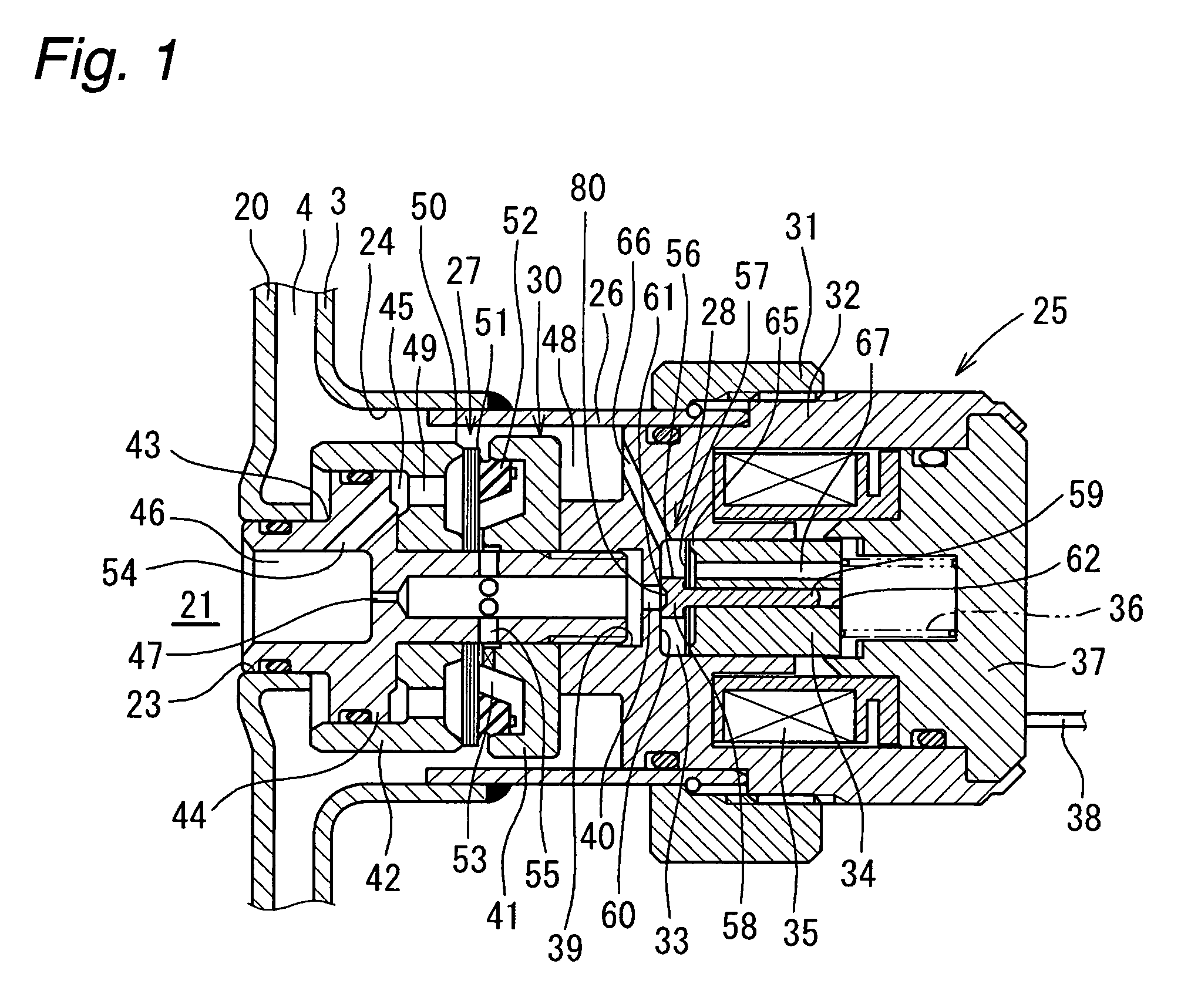 Damping force adjustable shock absorber