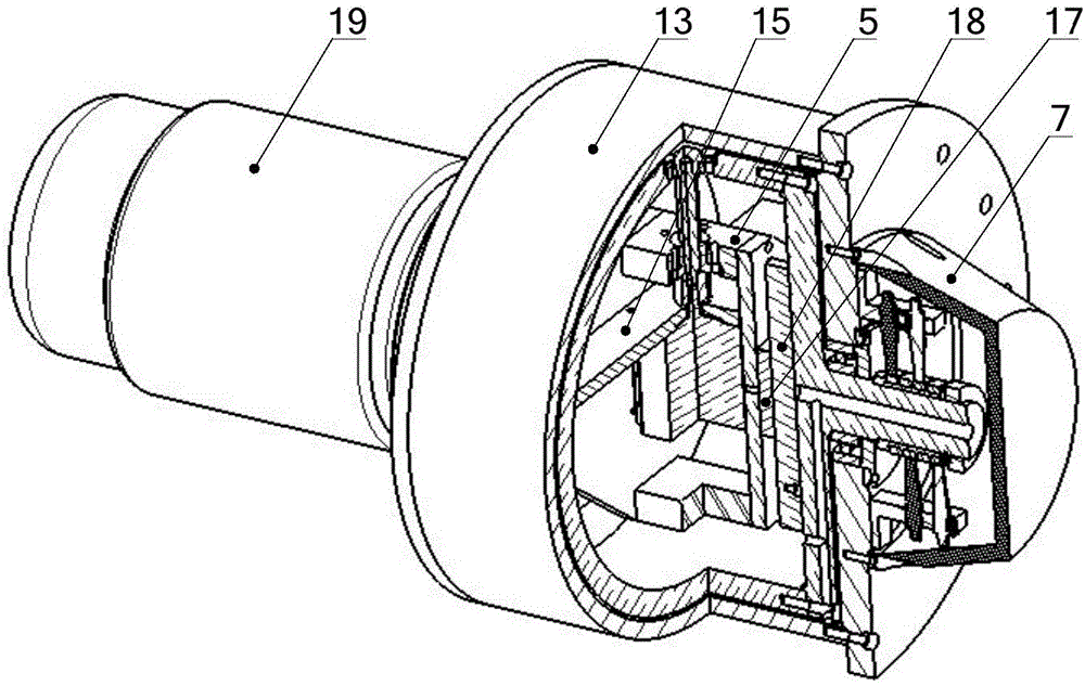 Eccentric distance radial adjustable inertia exciter and application thereof