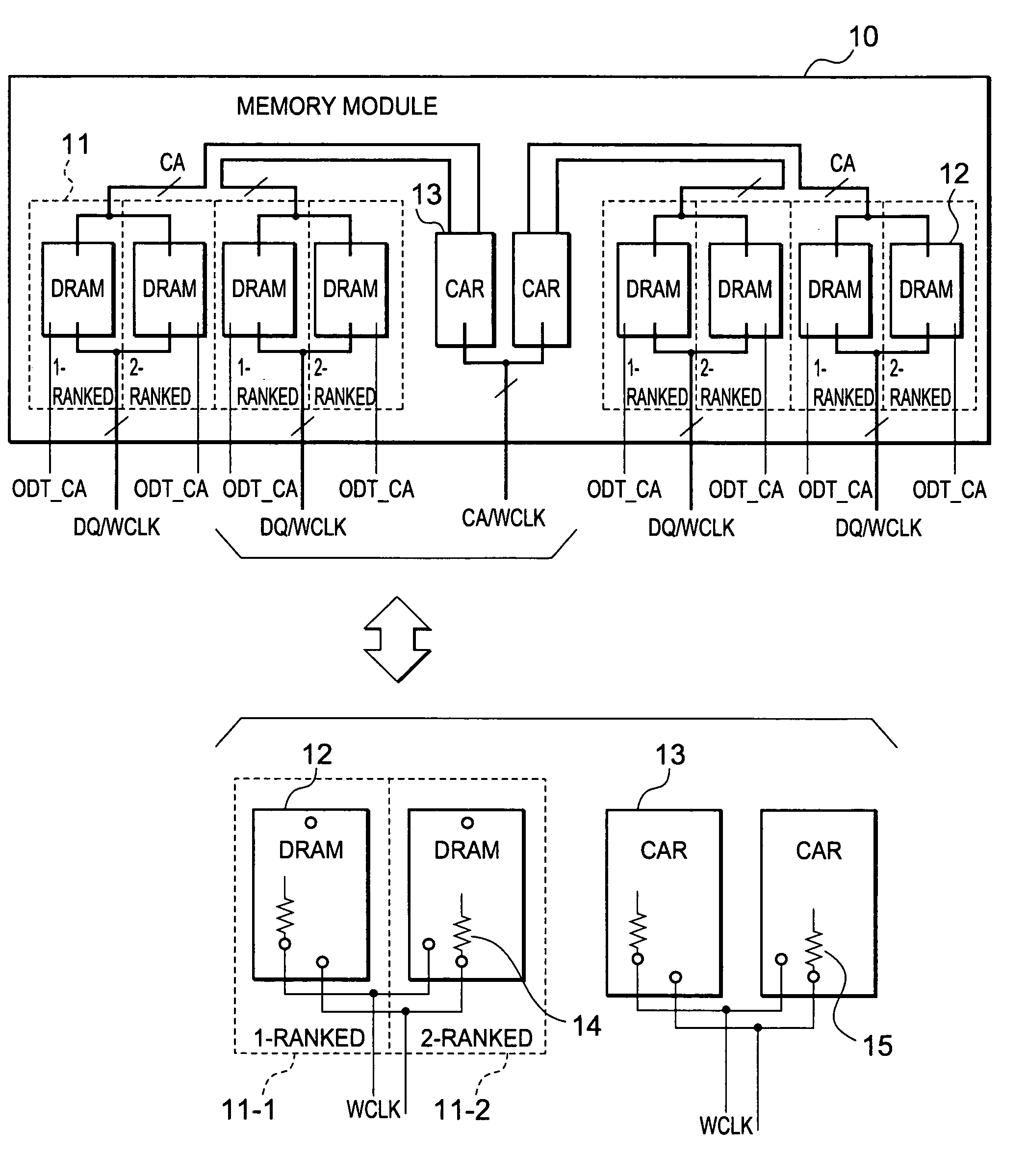 Memory module, memory chip, and memory system