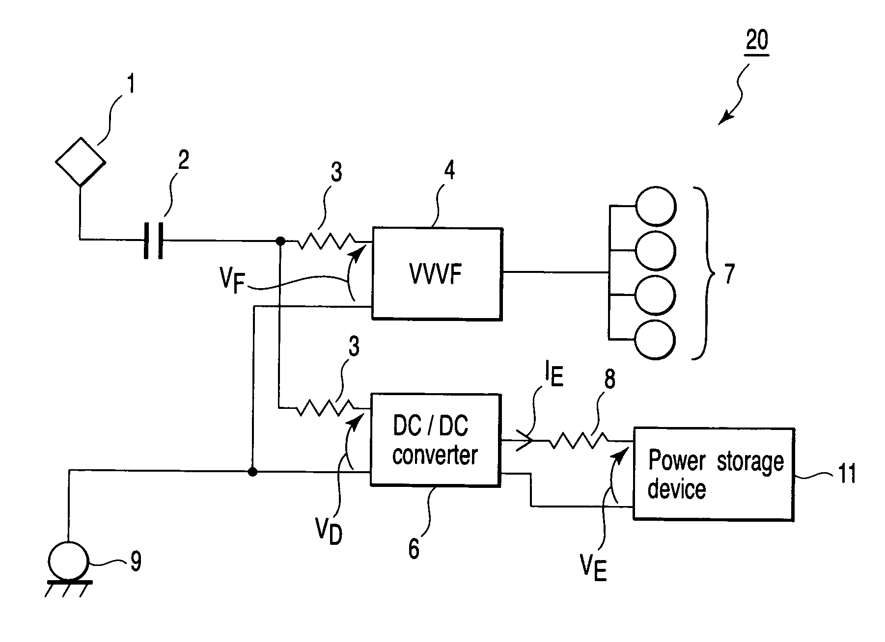 Electric motor car control apparatus