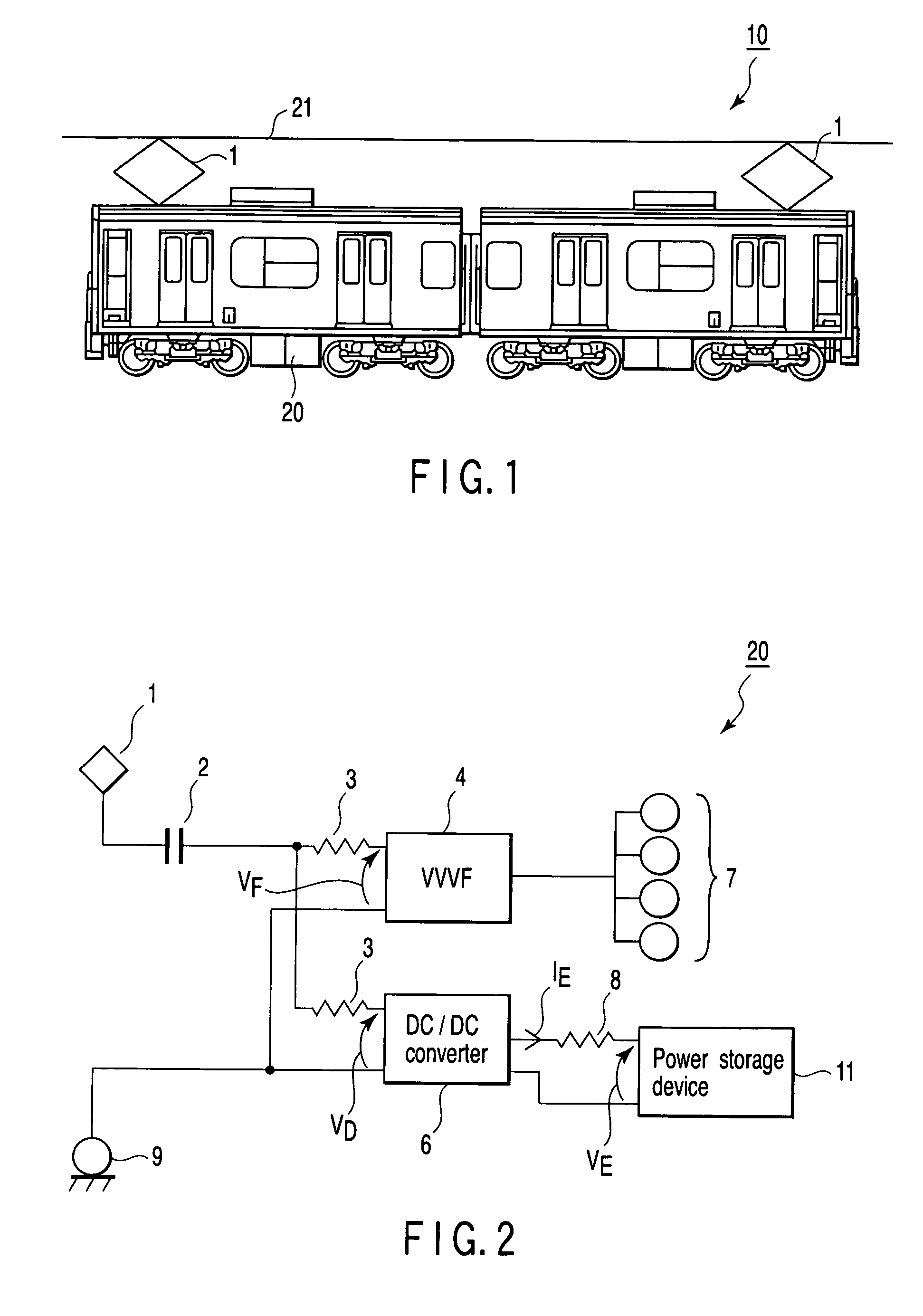 Electric motor car control apparatus