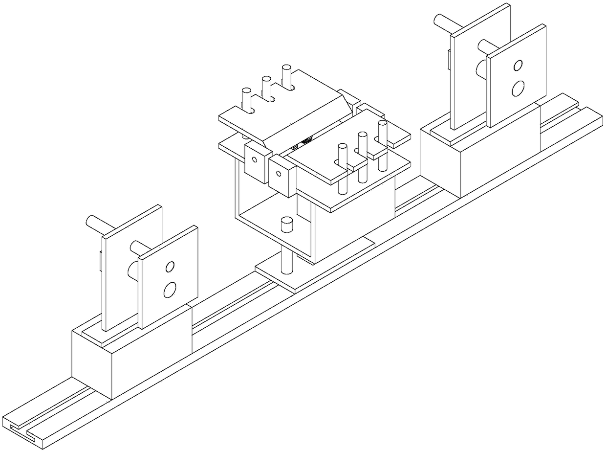 A sponge wrapping machine that uses a mechanical device to process automotive wiring harnesses