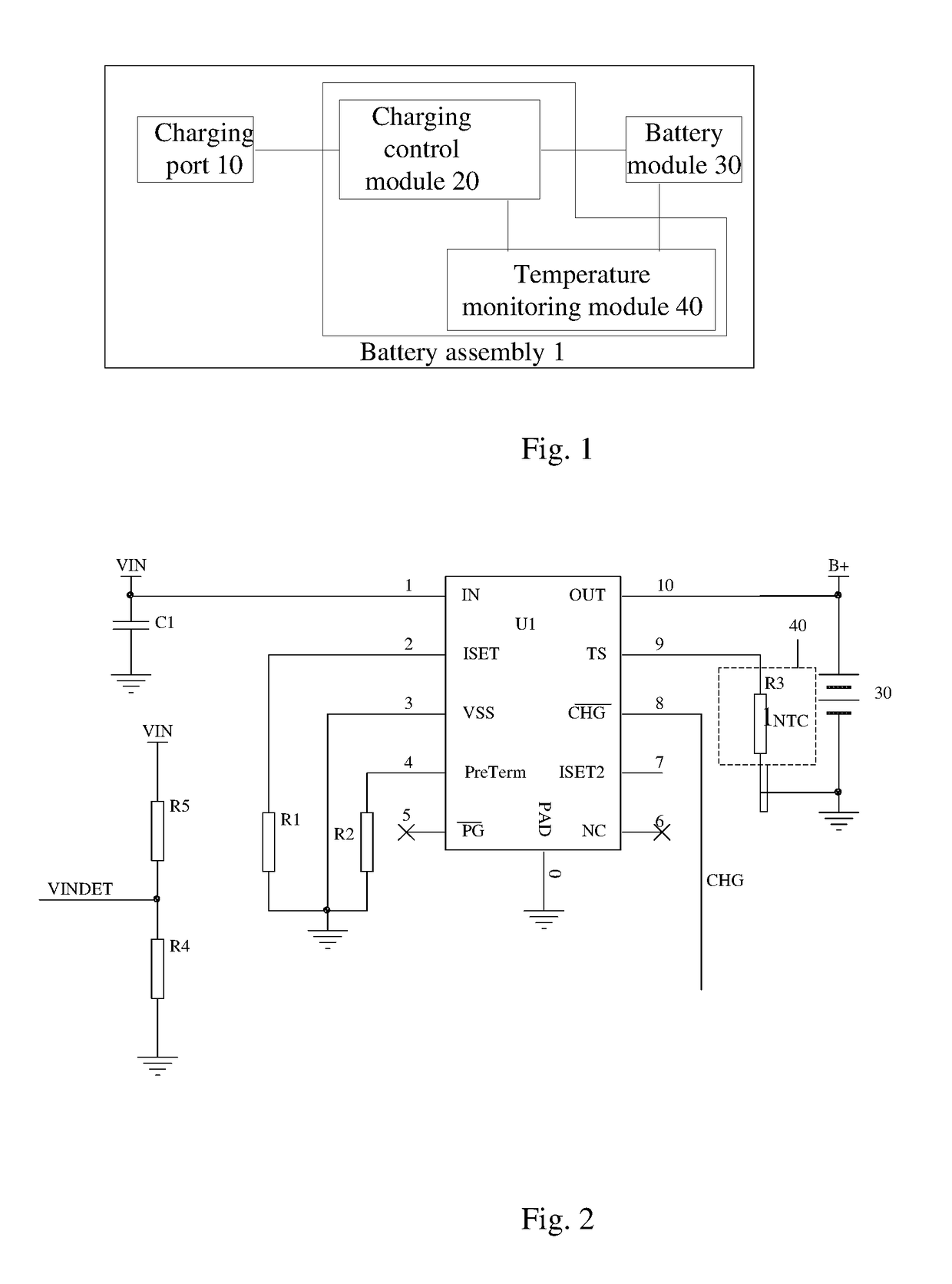 Battery assembly and charging method thereof, and electronic cigarette