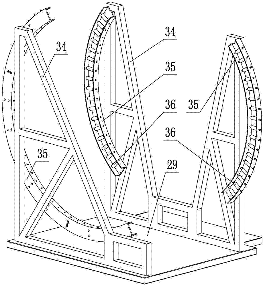 Cantilever type rolling device suitable for rolling processing of thin-walled cylindrical workpieces