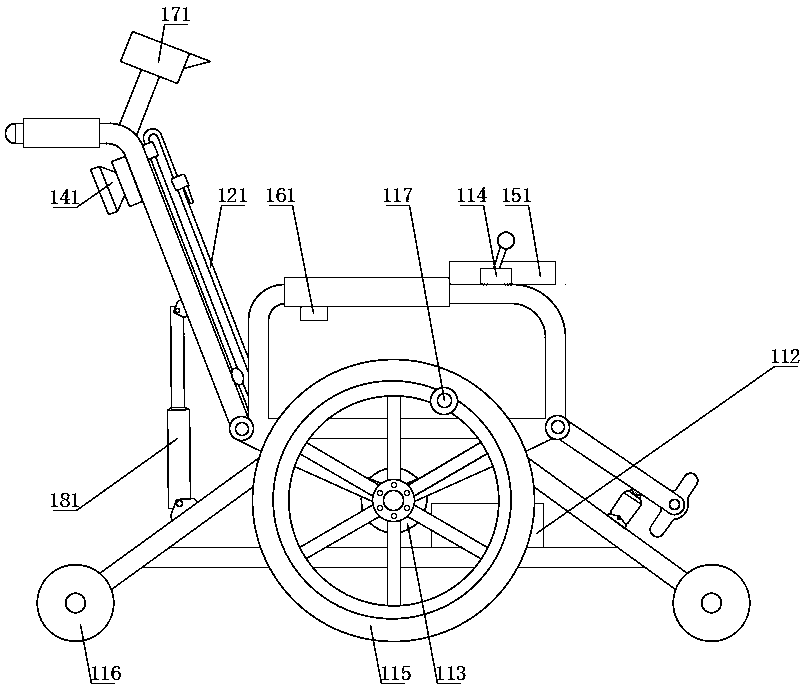 Overturn-preventing solar electric wheelchair