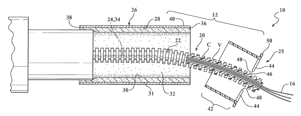 Thermal sleeve with self-adjusting positioning member, assembly therewith and method protecting a temperature sensitive member therewith