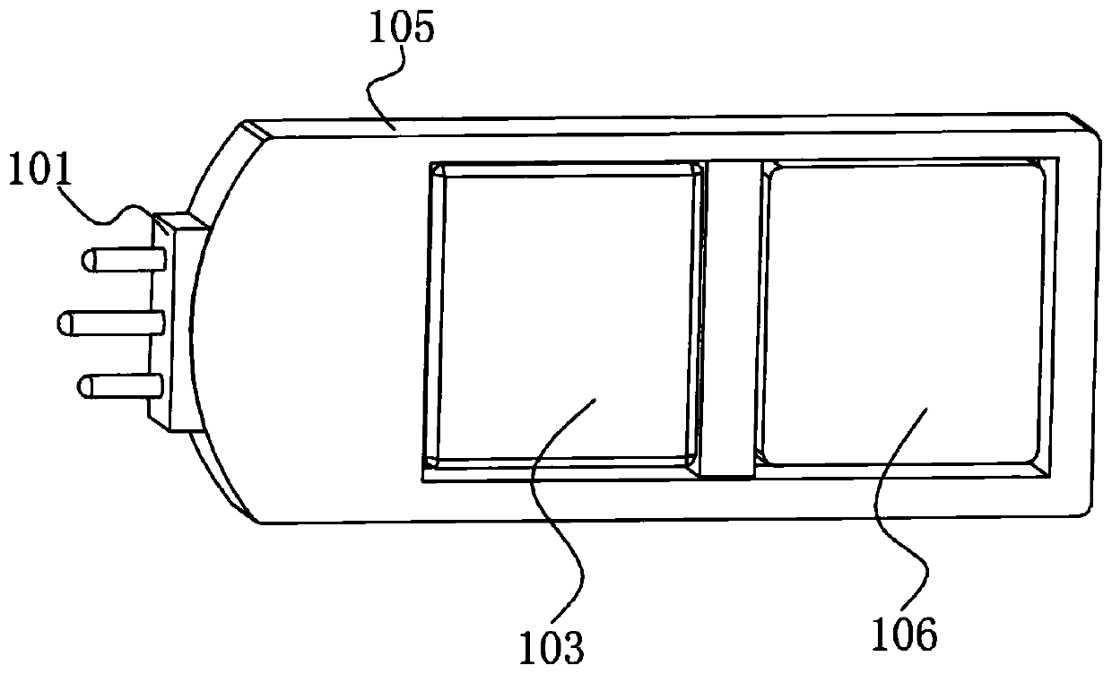 Spectacle lens refractive index measuring device and method